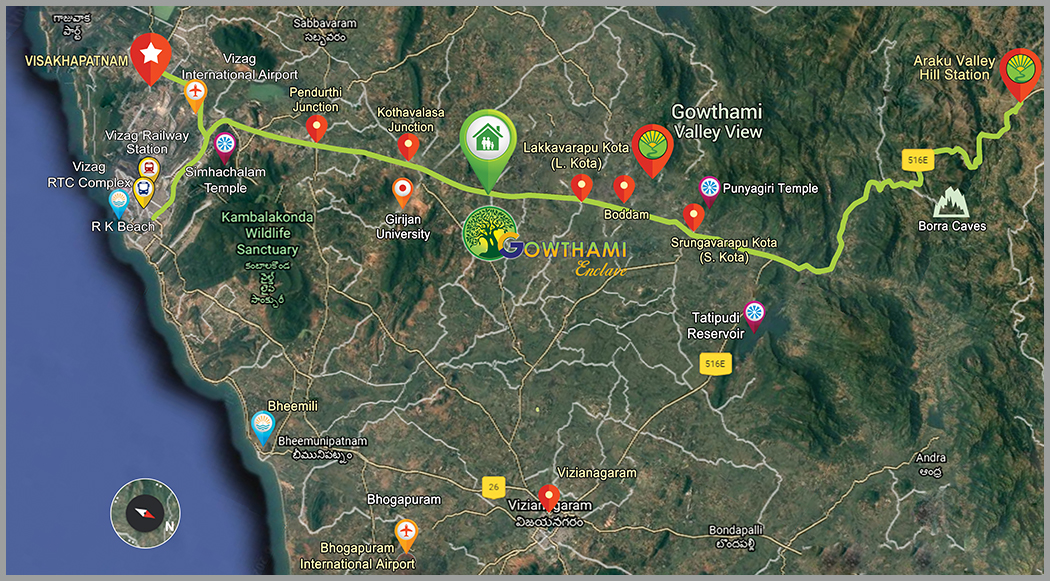 Gowthami Enclave Location Map