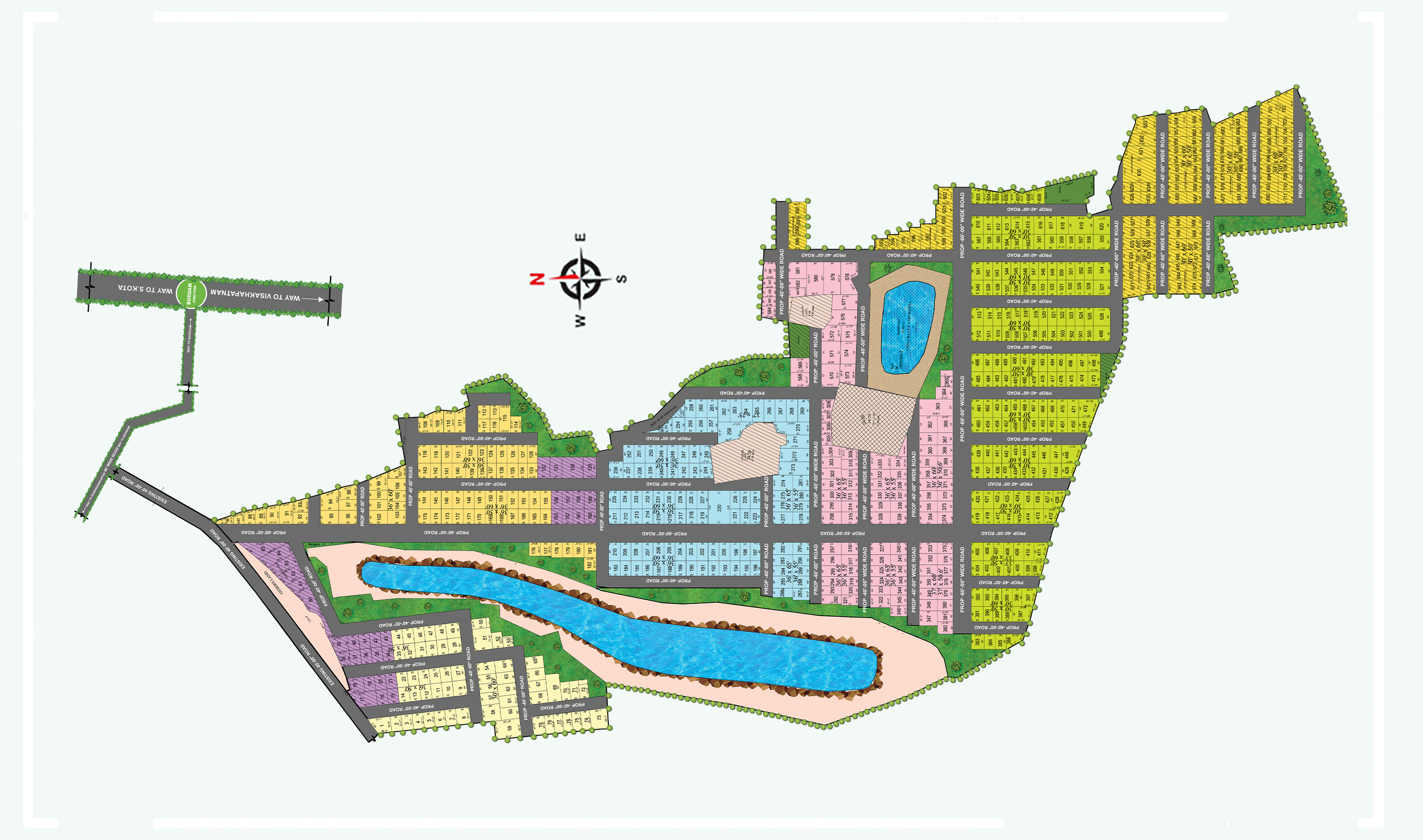 Valley View Site Map